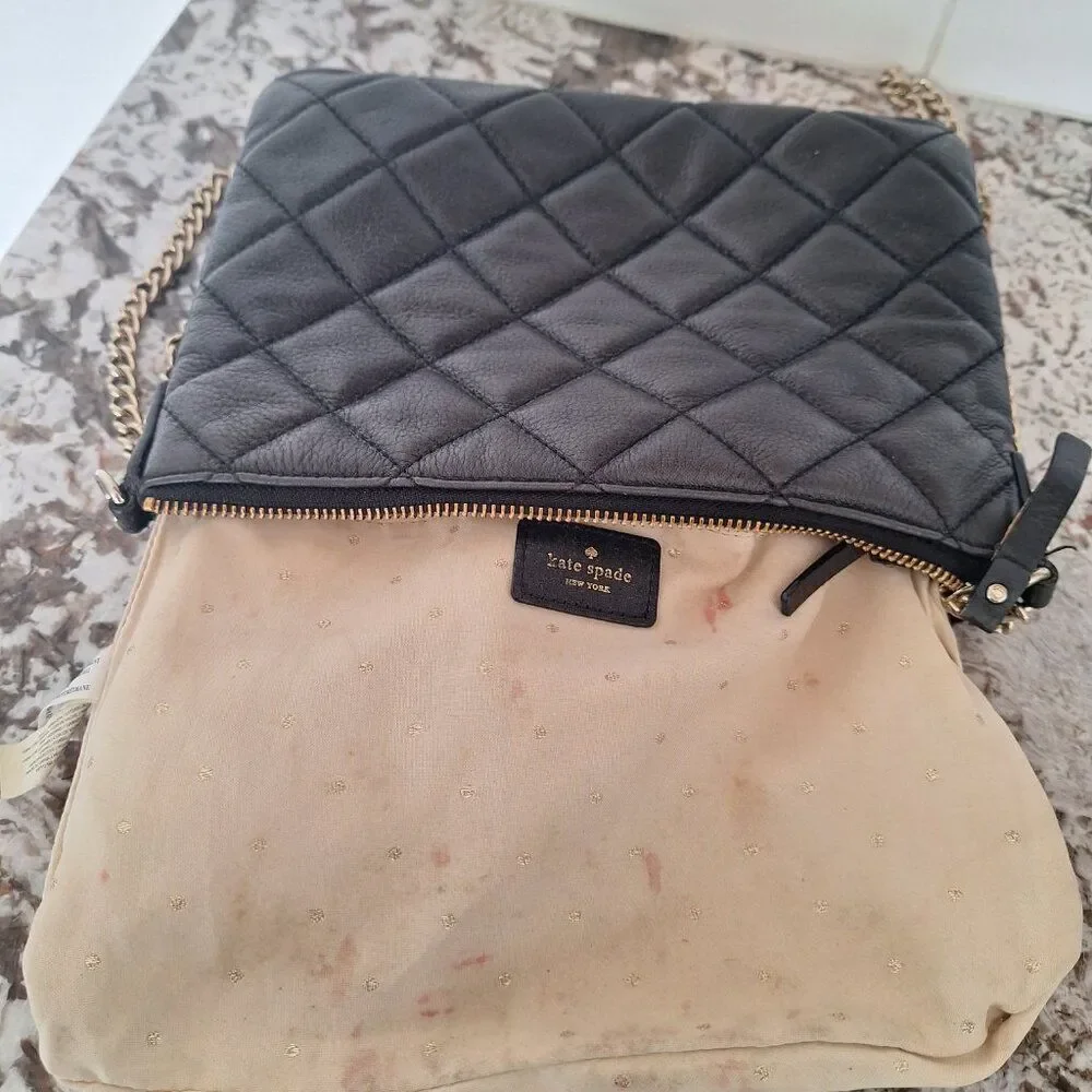 Kate‎ Spade  Leather Quilted crossbody